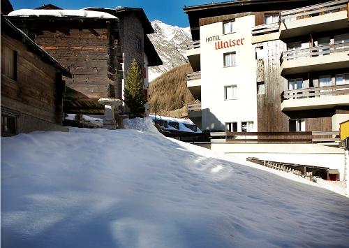 Hostel Walser Saas-Fee Bagian luar foto